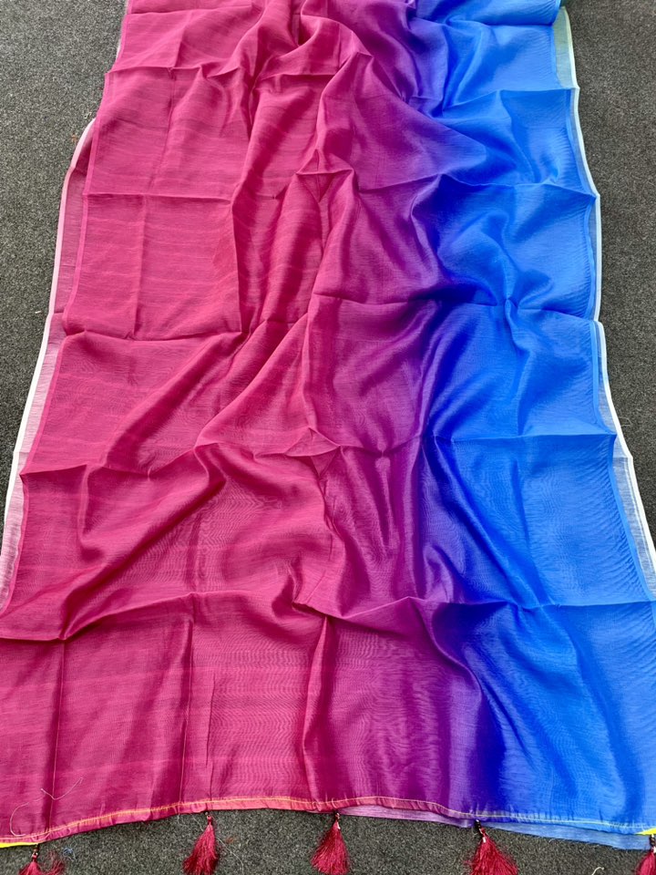 Multicolor Silk Saree