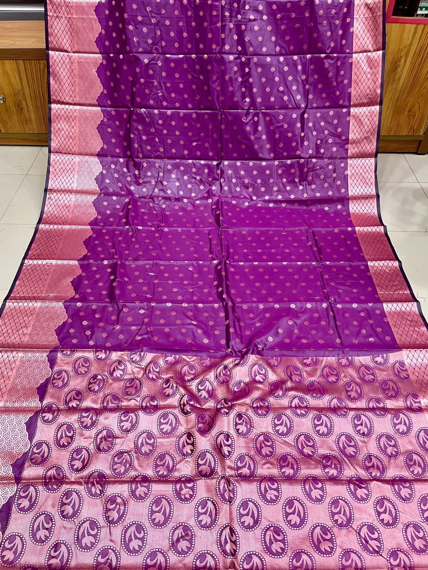 Viral shoft shilk katan saree