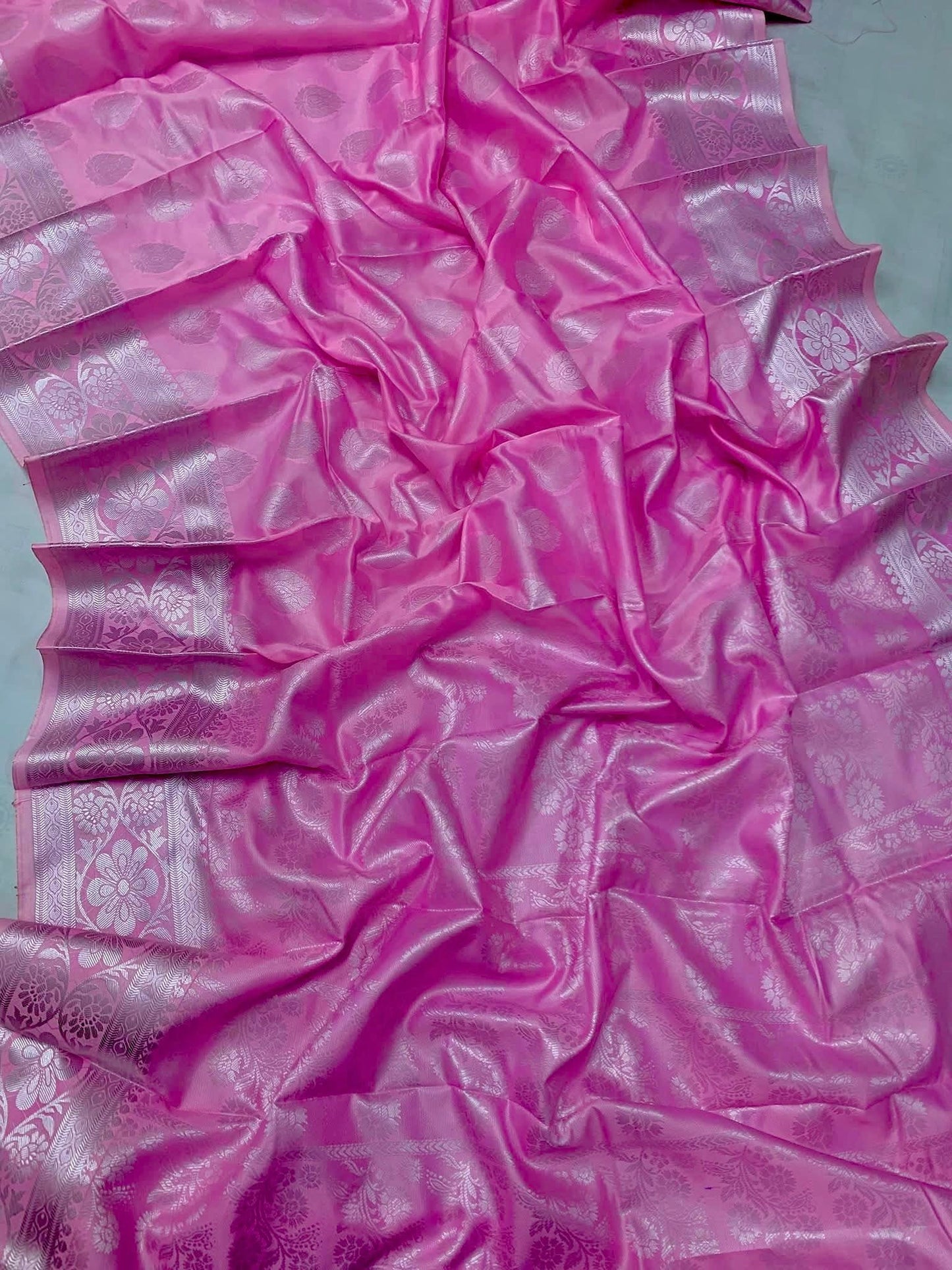 Shoft silk katan saree