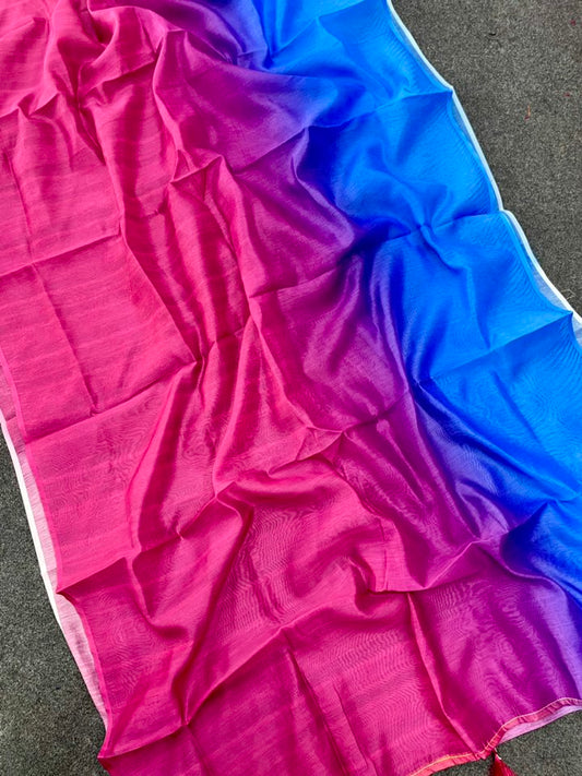Multicolor Silk Saree