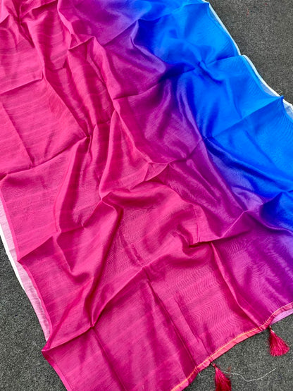 Multicolor Silk Saree