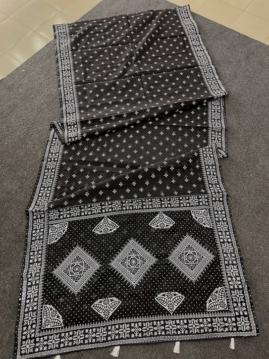 Premium Quality Afsan pint sharee