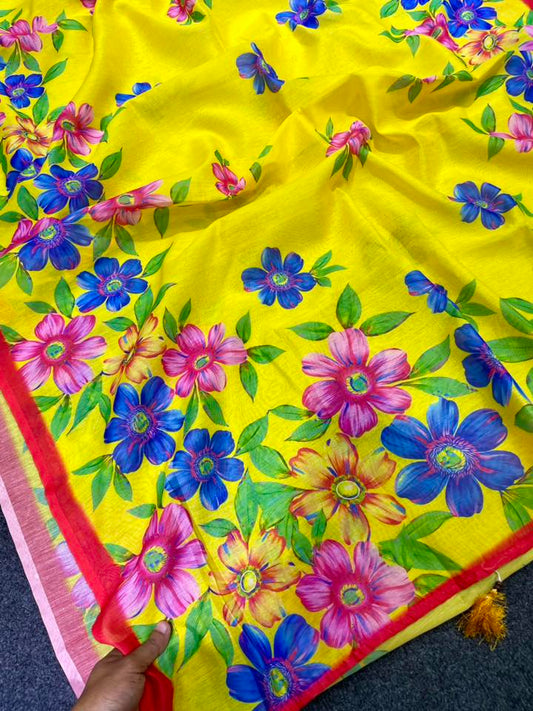 Viral Chanderi shilk saree