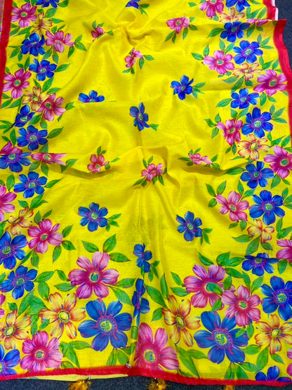 Viral Chanderi shilk saree