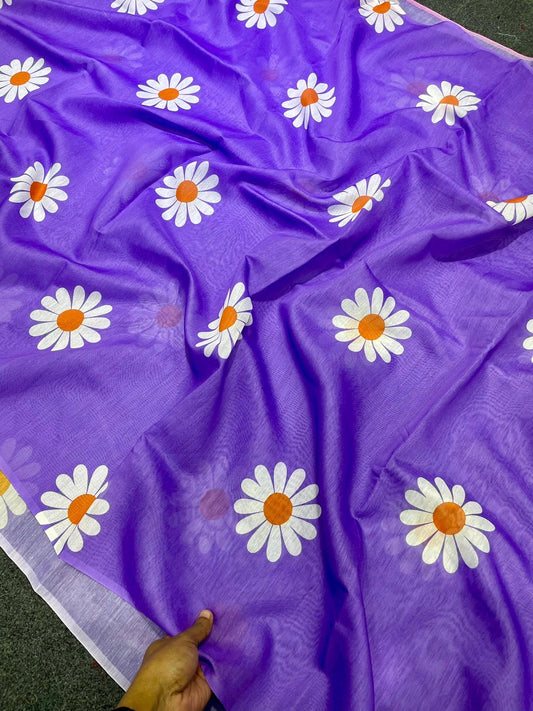 Viral Chanderi shilk saree