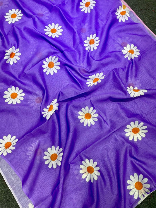 Viral Chanderi shilk saree