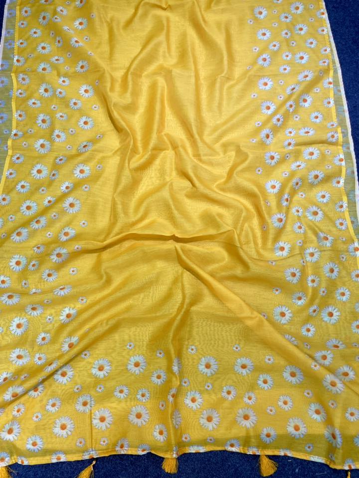 Viral chanderi silk saree