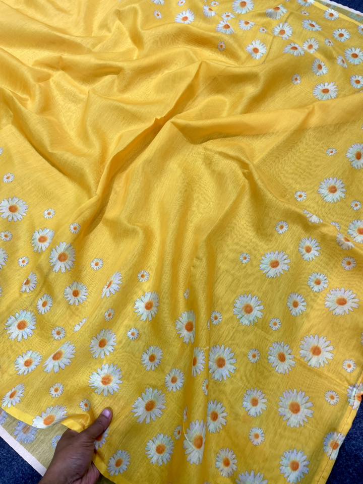 Viral chanderi silk saree