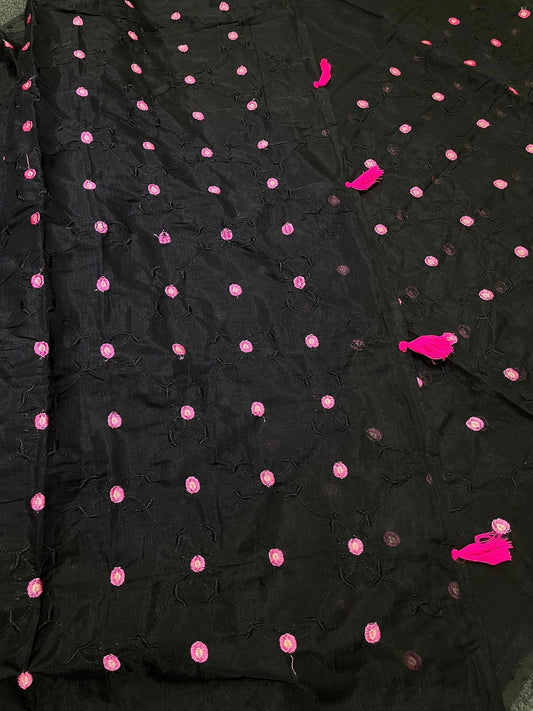 Viral semi moslin saree