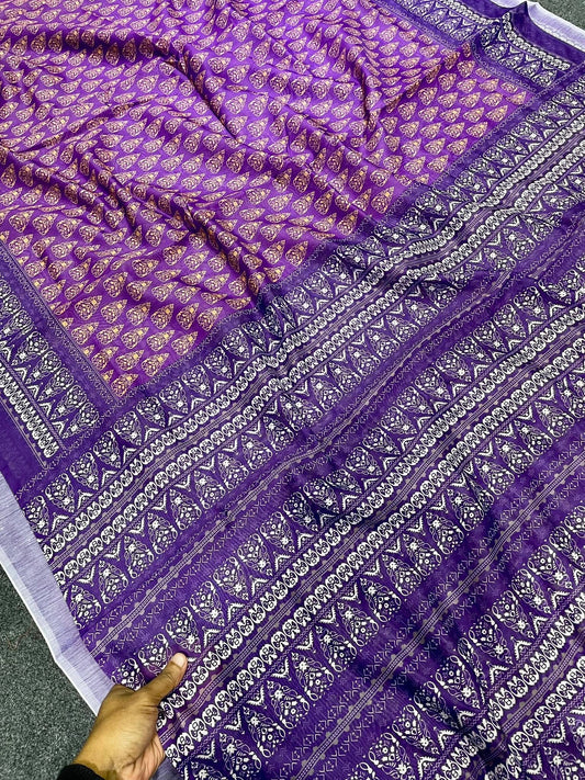 Viral chanderi silk saree
